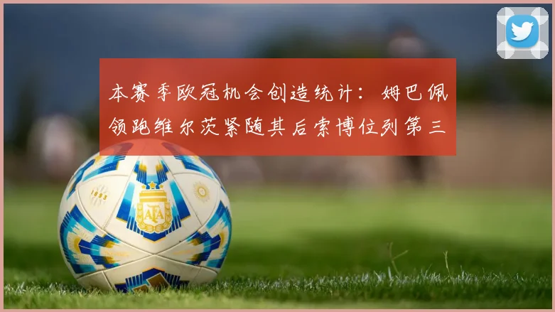 本赛季欧冠机会创造统计：姆巴佩领跑维尔茨紧随其后索博位列第三